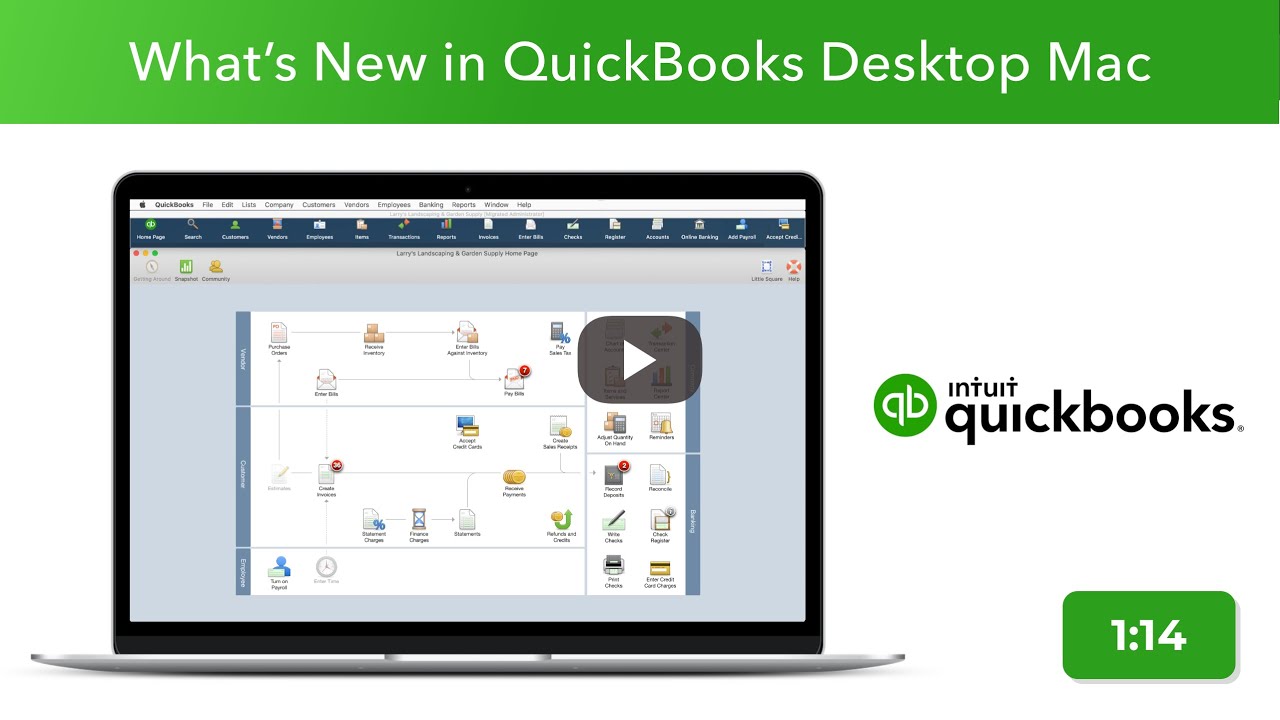 quickbooks for mac 2015 video